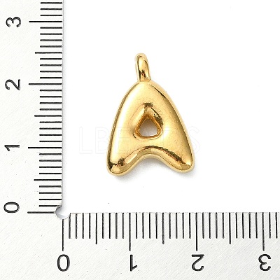 304 Stainless Steel Alphabet Pendants Ion Plating(IP) STAS-U033-02G-1