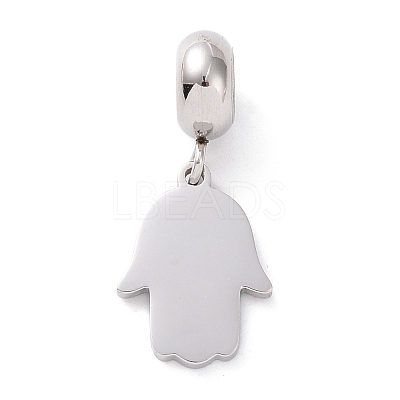 304 Stainless Steel European Dangle Charms STAS-I177-24B-P-1