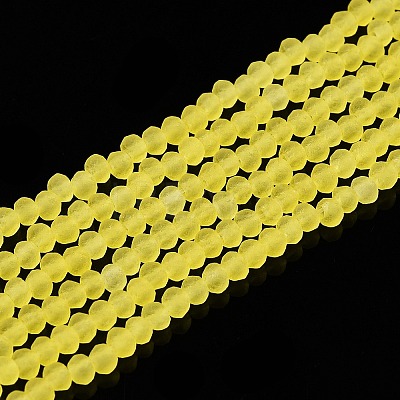 Transparent Glass Beads Strands EGLA-A044-T1mm-MD29-1