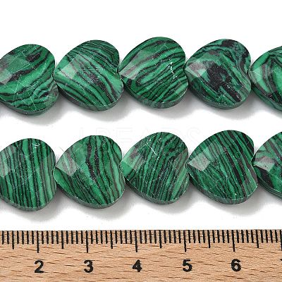 Synthetic Malachite Beads Strands G-A309-A19-01-1
