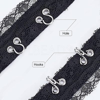 Steel Hook Buckles FIND-WH0082-91A-1