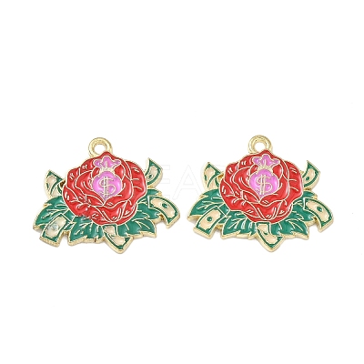 Alloy Enamel Pendants ENAM-I082-01G-05-1