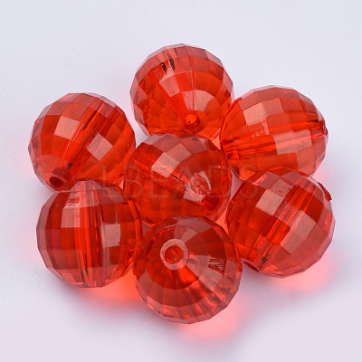 Transparent Acrylic Beads TACR-Q254-22mm-V12-1