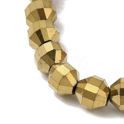 Electroplated Synthetic Non-magnetic Hematite Beads Strands G-I364-L01-03-1