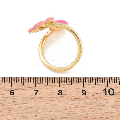 Brass Cuff Open Rings for Women KK-CBA17E5-03G-01-1