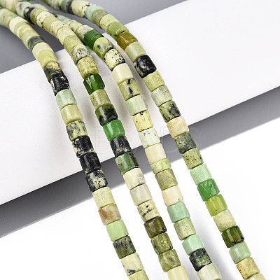 Natural Serpentine Beads Strands G-T141-90B-1