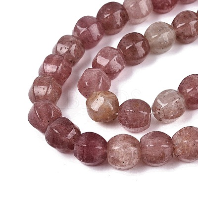 Natural Strawberry Quartz Beads Strands G-Q608-08A-07-1