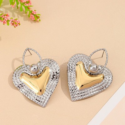 Alloy Stud Earrings for Women WG77B71-01-1