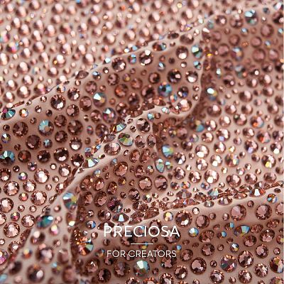 Preciosa&reg MAXIMA Crystal No Hotfix Flatback Stones Y-PRC-NSS12-70030-200-1