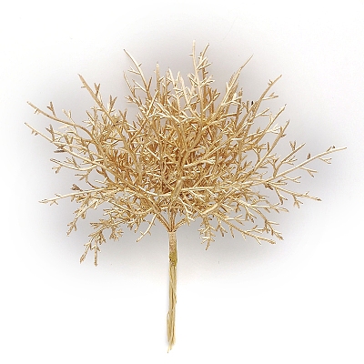 Plastic Artificial Frost Leaves for Wedding Christmas Decoration PW-WG0DC57-01-1