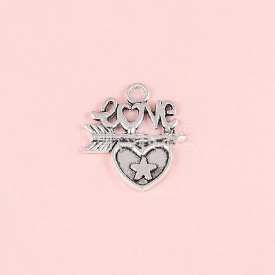 Valentine's Day Tibetan Style Alloy Pendants FIND-CJC0019-25E-1