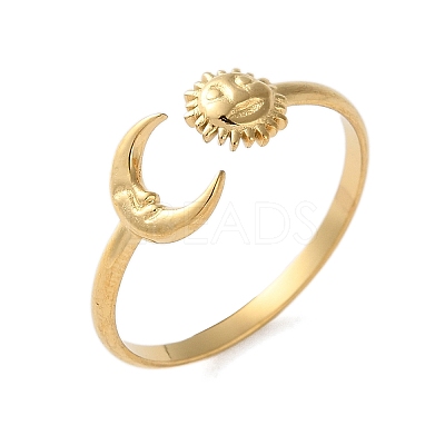 304 Stainless Steel Finger Rings X-AJEW-Z009-02B-G-1