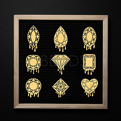 Nickel Decoration Stickers DIY-WH0450-092-1