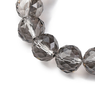 Transparent Electroplate Glass Beads Strands EGLA-N002-34D-F02-1