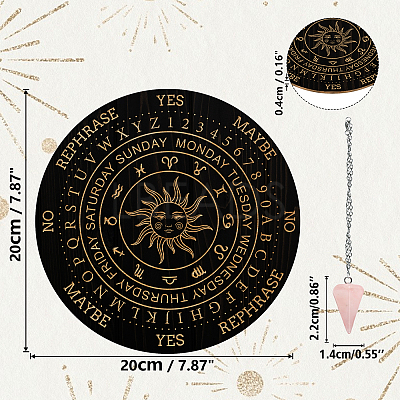 AHADEMAKER Divination Sets AJEW-GA0005-67G-1