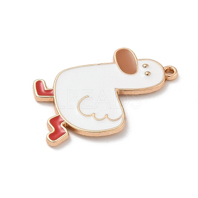 Alloy Enamel Pendants ENAM-A008-31KCG-03-1