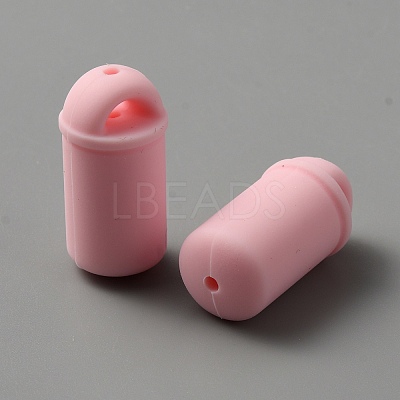 Bottle Food Grade Eco-Friendly Silicone Beads SIL-WH0006-20H-1