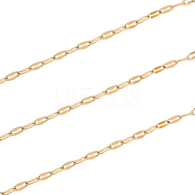 304 Stainless Steel Dapped Chains CHS-CJC0001-04G-1