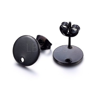 304 Stainless Steel Stud Earring Findings X-STAS-K184-01-02B-1