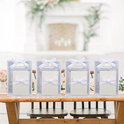 12Pcs Rectangle Plastic Gift Bags ABAG-SP0001-07E-1