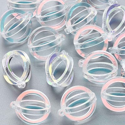 Transparent Acrylic Pendants KY-S163-197-1