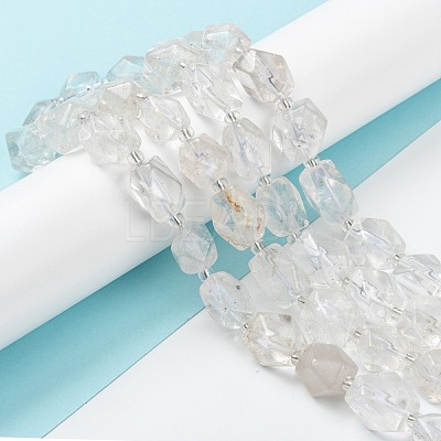 Natural Quartz Crystal Beads Strands G-C182-08-1