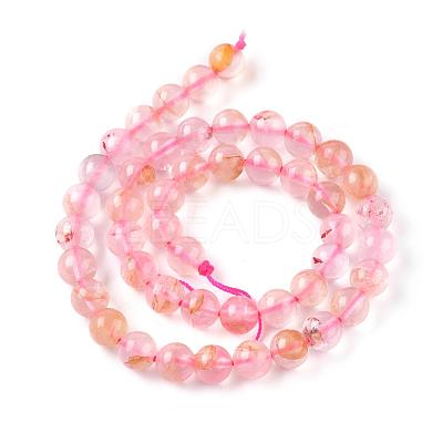 Natural Rose Quartz Beads Strands G-F591-04A-8mm-1