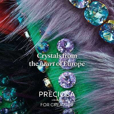 Preciosa&reg MAXIMA Crystal Fancy Stones Y-PRC-FC12-90100-1