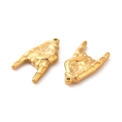 Ion Plating(IP) 304 Stainless Steel Pendants STAS-Q001-05G-1