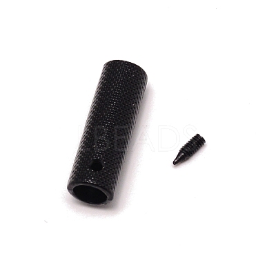 Zinc Alloy Cord Ends FIND-WH0091-65G-1
