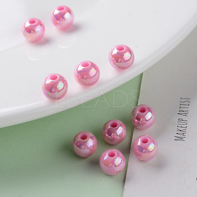 Opaque Acrylic Beads X-MACR-S370-D8mm-A02-1
