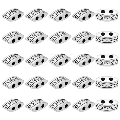 200Pcs Tibetan Style Multi-Strand Links FIND-HY0003-80-1