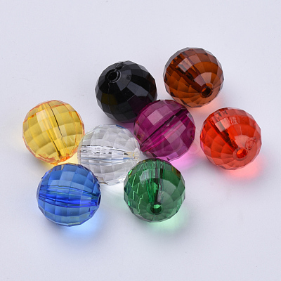 Transparent Acrylic Beads TACR-Q254-12mm-V-1