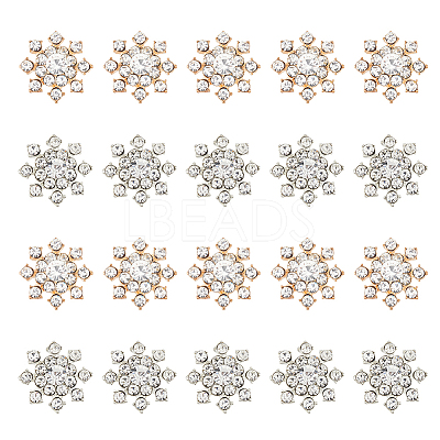 20Pcs 2 Colors Alloy Cabochons FIND-FH0007-89-1