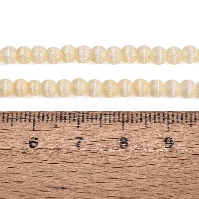 Glass Imitation Cat Eye Beads Strands GLAA-N075-01A-11-1