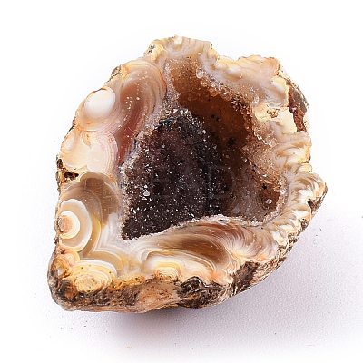 Natural Geode Agate Druzy Agate Display Decorations DJEW-I014-01A-1