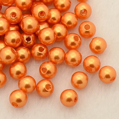 Imitation Pearl Acrylic Beads PL609-04-1