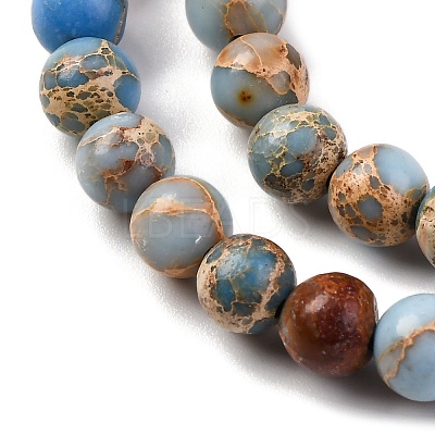 Dyed Natural Regalite/Imperial Jasper/Sea Sediment Jasper Beads Strands G-B124-C02-15-1