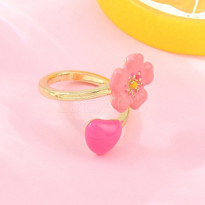 Brass Cuff Open Rings for Women KK-CBA17E5-03G-01-1