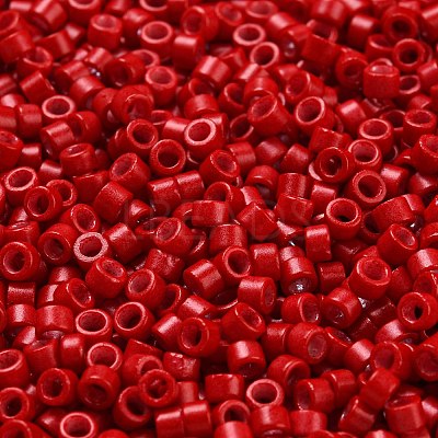 Baking Paint Glass Seed Beads SEED-S042-05A-33-1
