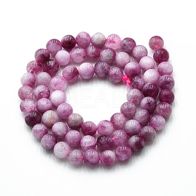 Natural Quartz Beads Strands G-N355-6mm-08-1