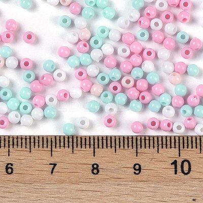 Opaque Acrylic Beads OACR-H118-07A-07-1