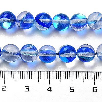 Transparent Glass Beads GLAA-B022-8mm-12-1
