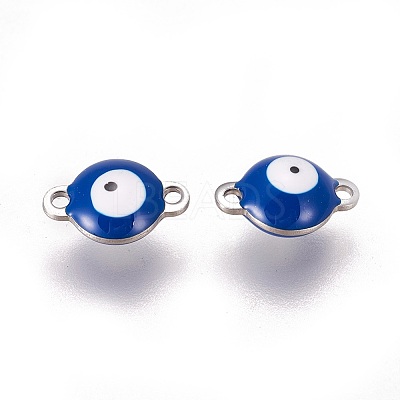 304 Stainless Steel Enamel Links connectors LS-STAS-F206-02P-C04-1