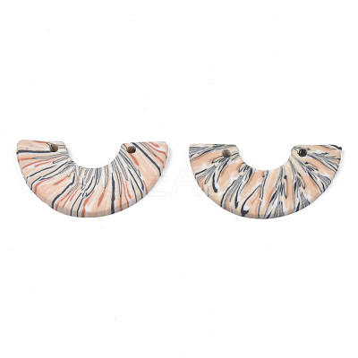 Handmade Polymer Clay Pendants CLAY-N010-028-B01-1