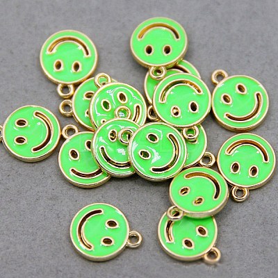 Alloy Enamel Pendants PALLOY-CJC0008-04J-1