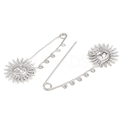 Sun 304 Stainless Steel Safety Pins Brooch Findings SA-CBA098D-13E-P-1