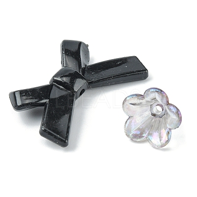 Opaque & Transparent Acrylic Beads MACR-YW0002-01I-1