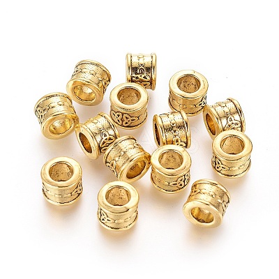 Tibetan Style European Beads LS-GLF11489Y-NF-1
