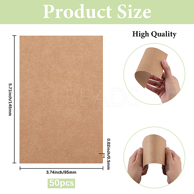 Blank Paper Card DIY-WH20058-03B-1